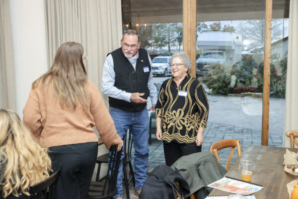 Delta County Commissioner- Wendell Koontz and Delta County Financial Officer- Leone Anderson